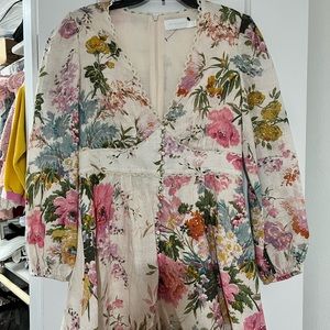 Zimmermann linen jumpsuit size 2